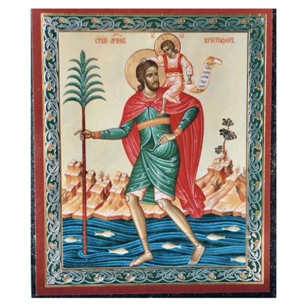 Saint Christopher Carrying the Christ Child