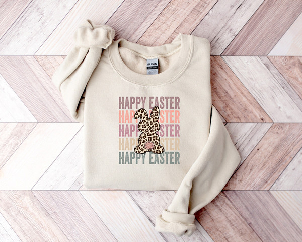 Happy Easter Sweatshirt,Easter Gift for Her,Matching Easter Sweatshirts, Easter Teacher,Womens Easter Shirt,Easter Shirt,Easter Shirts.jpg