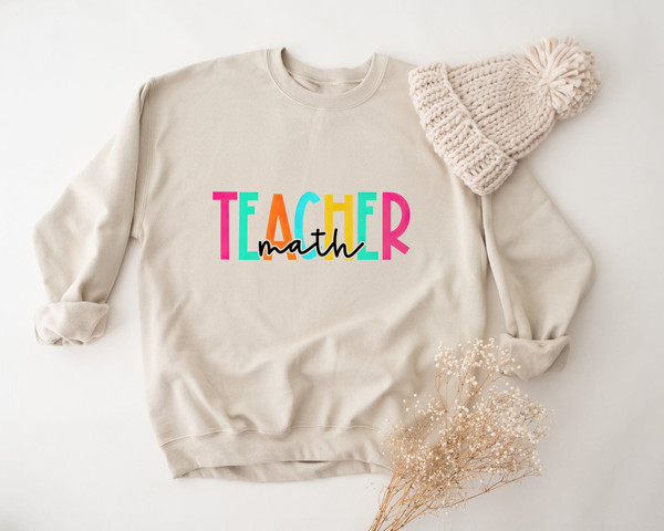 Math Teacher Sweatshirt, Math Teacher Hoodie, Back to School Teacher Gift Ideas, Back to School Sweatshirt, New Math Teacher Sweatshirt.jpg