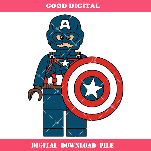 Captain America Brick Svg, Marvel Avenger Svg, Chris Evans.jpg
