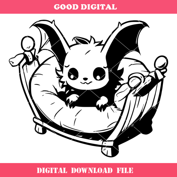 Cute Baby Bats Svg, Modern Witch Mama Svg, Baby Gothic Svg.jpg