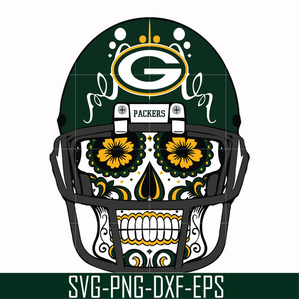 NFL02102015L-Green Bay Packers skull svg, skull Packers svg, Nfl svg, png, dxf, eps digital file NFL02102015L.jpg