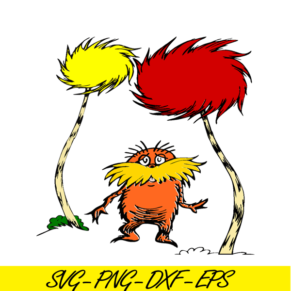 DS205122317-Lorax And His Trees SVG, Dr Seuss SVG, Dr. Seuss' the Lorax SVG DS205122317.png