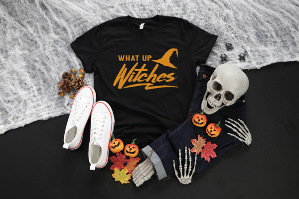 What Up Witches Shirt,Halloween Party Shirt,Halloween Shirt,Witch Shirt,2022 Halloween Shirt,Graphic Tees For Women,Halloween Tee,Unisex Tee.jpg