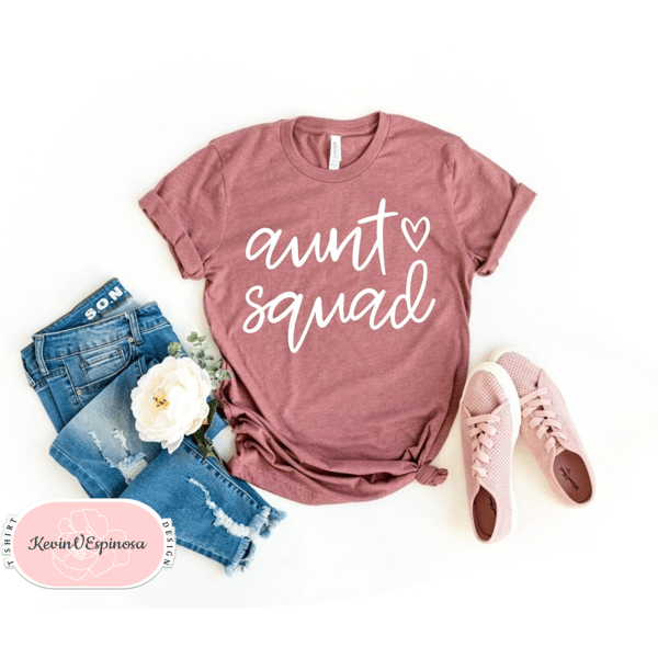 Aunt Squad Shirt Aunt Shirt Aunt Tshirt New Aunt Gift Aunt Announcement Pregnancy Announcement Aunt Gift Aunt Birthday Gift.jpg