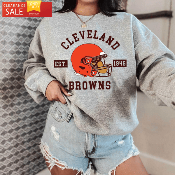 Cleveland Browns Est. 1946 Vintage Browns Shirt Cleveland Browns Gift - Happy Place for Music Lovers.jpg