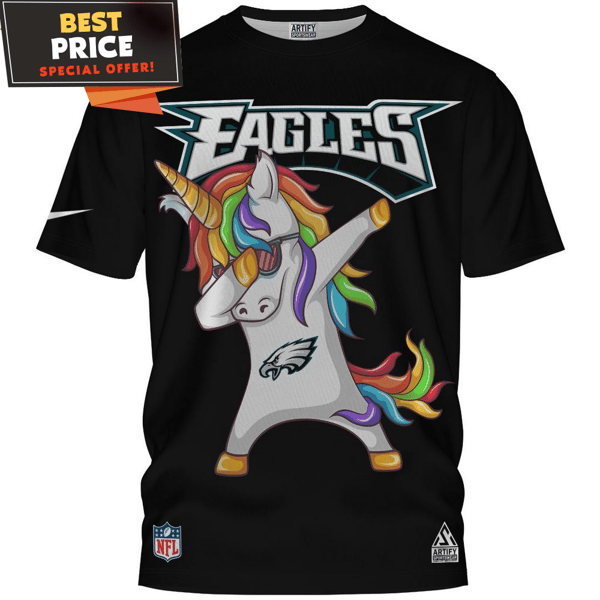 Philadelphia Eagles Dabbing Unicorn T-Shirt, Nfl Eagles Gifts - Best Personalized Gift & Unique Gifts Idea.jpg