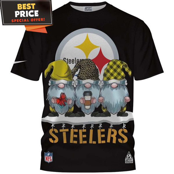Pittsburgh Steelers Fan Gnomes T-Shirt, Steelers Football Gifts - Best Personalized Gift & Unique Gifts Idea.jpg