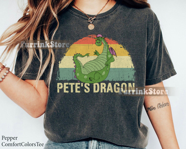 Pete's Dragon Shirt Elliott The Dragon Disney Vintage Retro Gift Ideas.jpg