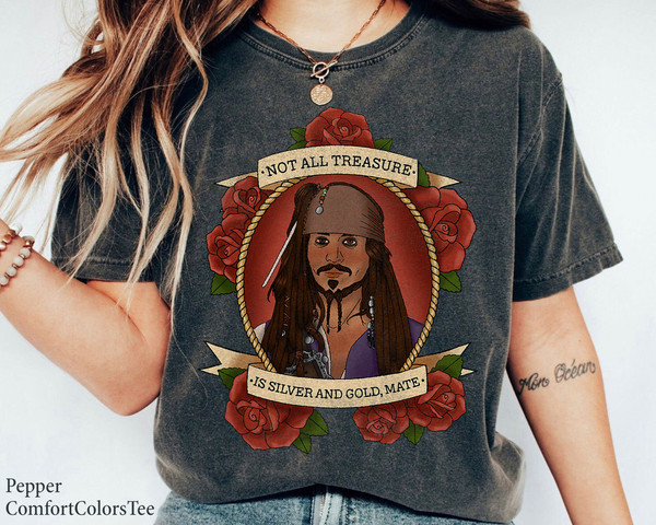 Pirates of the Caribbean Jack Sparrow Treasure Shirt Family Matching Walt Disney World Shirt Gift Ideas Men Women.jpg