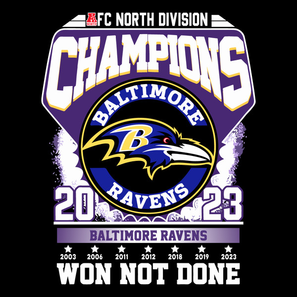 Afc Champions 2023 Baltimore Ravens Won Not Done SVG.png