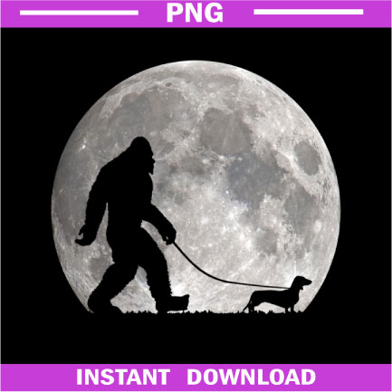 Bigfoot-Walking-Dachshund-Dog-Moon-Sasquatch---PNG-Download.jpg