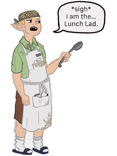 Gilear Faeth Lunch Lad - Fantasy High, Dimension 20 .png