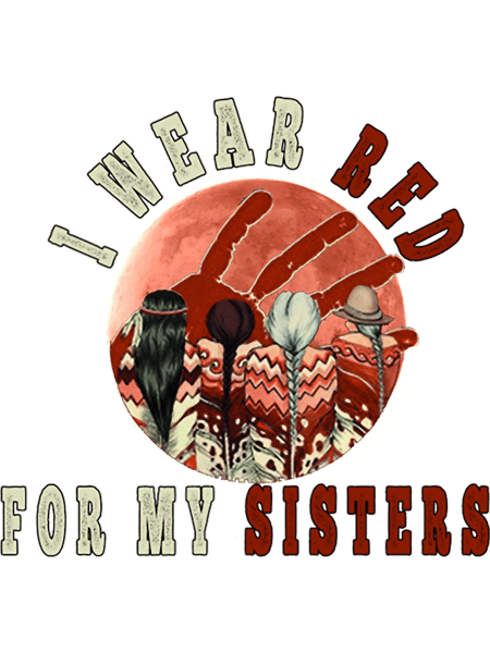 Mmiw I Wear Red For My Sisters - MMIW .png