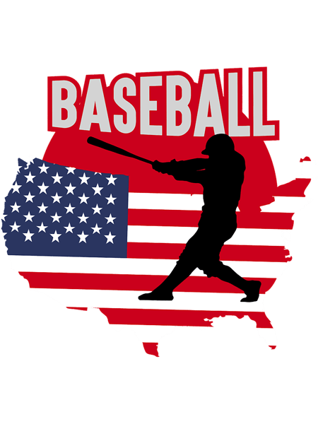 Baseball USA with USA flagModern Baseball USA eat sleep baseball repeat.png