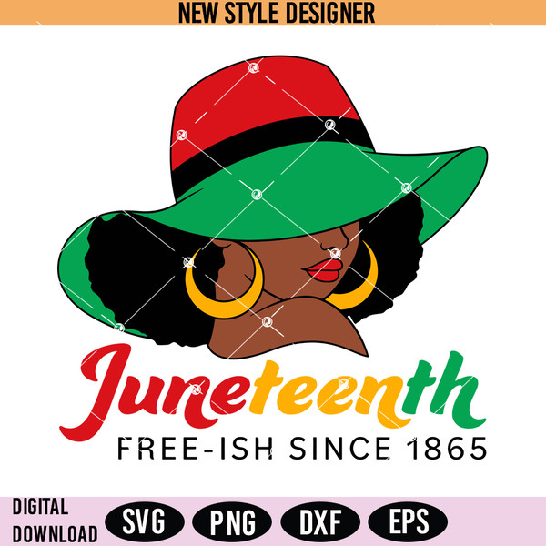 Juneteenth Sun Hat Woman Text.jpg