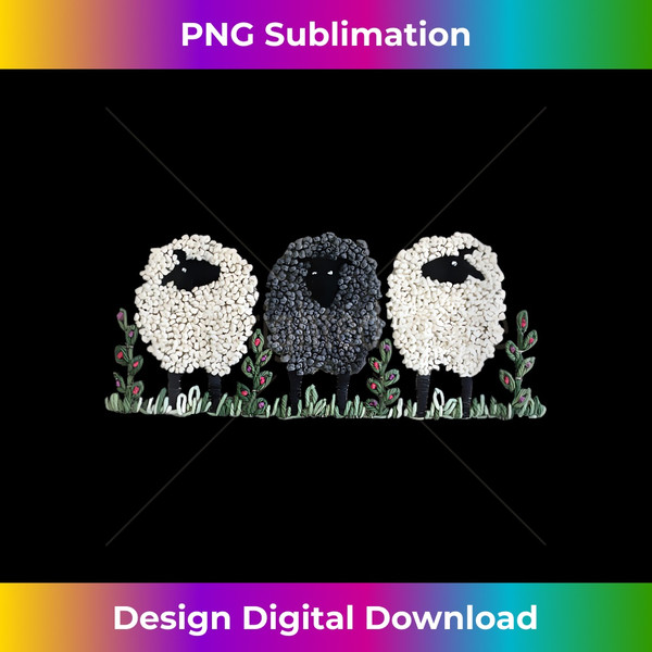 s cute plush sheep pattern print  1 - Artistic Sublimation Digital File