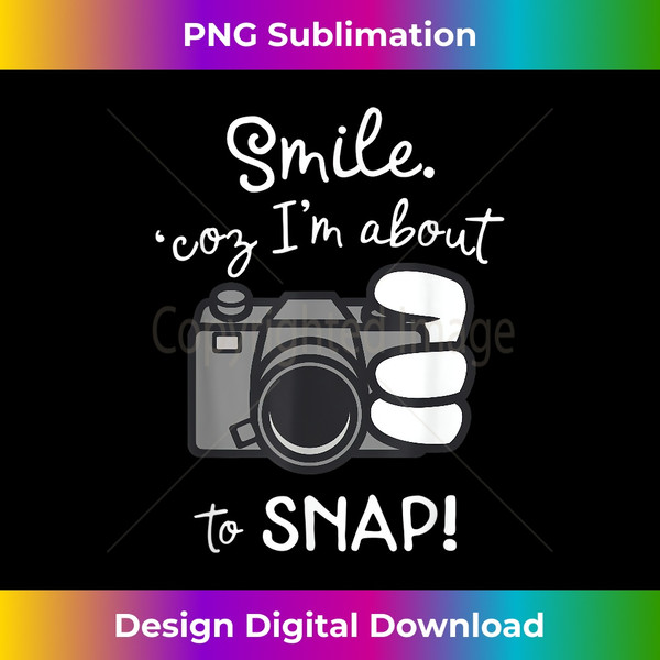 Funny Photographer T for Camera & Photography Buffs - Innovative PNG Sublimation Design - Tailor-Made for Sublimation Craftsmanship