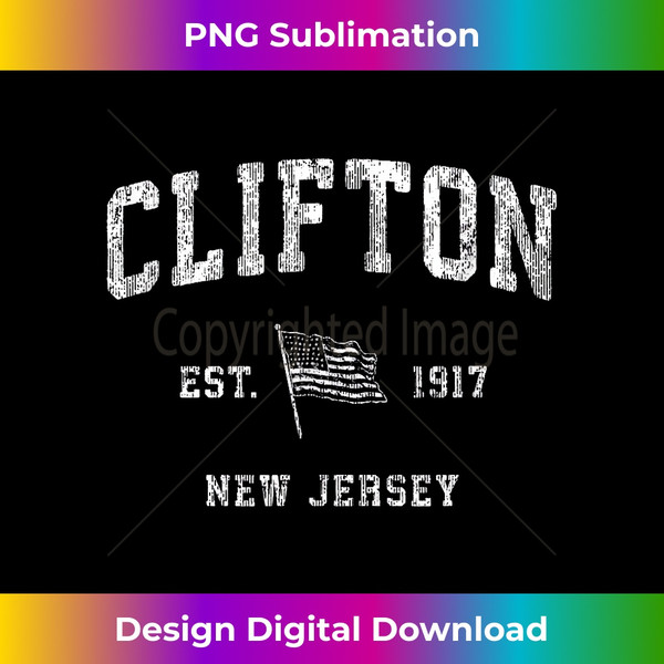 Clifton New Jersey NJ Vintage US Flag Sports  0575.jpg