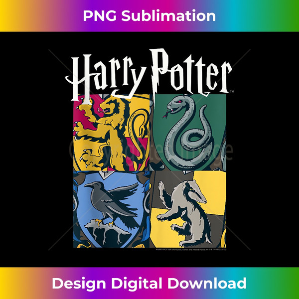 Harry Potter Hogwarts House Box Up Tank Top 1 - Elegant Sublimation PNG Download