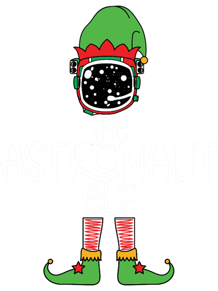 Astronaut Elf Family Matching Group Christmas gift for Men, Women, and Astronaut loverT-S.png