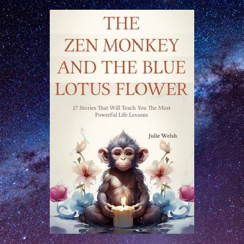 The Zen Monkey and the Lotus Flower.jpg