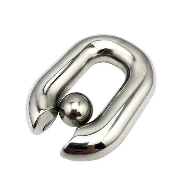 Stainless Steel Ball Stretcher Heavy Duty Scrotum Ring Cock Ring Sex Toys08.jpg