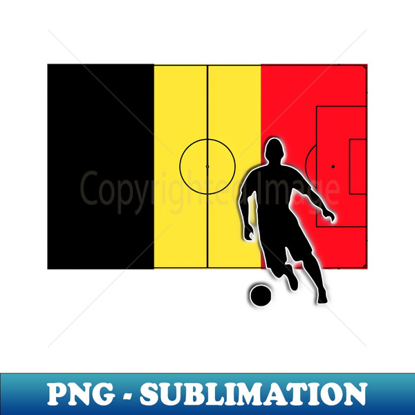 World Cup Belgium Football Flag 2022 - Sublimation-Ready PNG File - Enhance Your Apparel with Stunning Detail