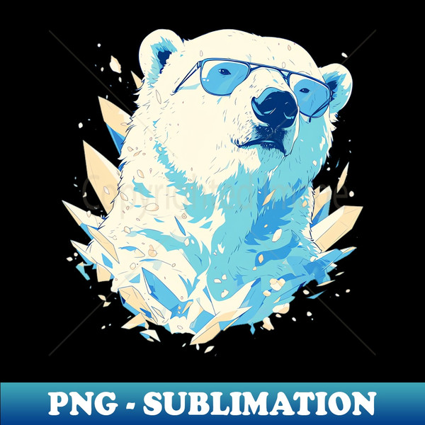 polar bear - Sublimation-Ready PNG File