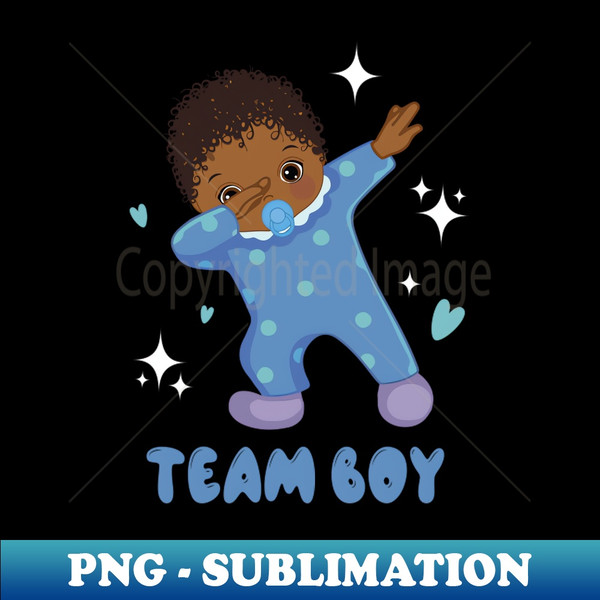 Gender Reveal Party Team boy Baby Announcement Gift For Men Women kids - PNG Sublimation Digital Download