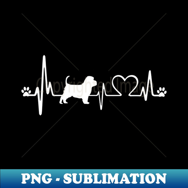 Affenpinscher Heartbeat Great for Affenpinscher Lover - Professional Sublimation Digital Download - Vibrant and Eye-Catching Typography