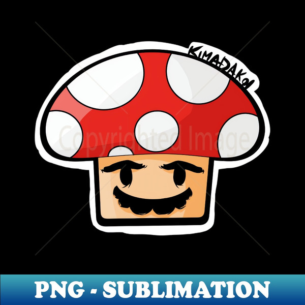 mushroom - Vintage Sublimation PNG Download - Boost Your Success with this Inspirational PNG Download