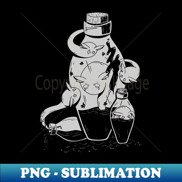 Bottled Up - Artistic Sublimation Digital File - Revolutionize Your Designs