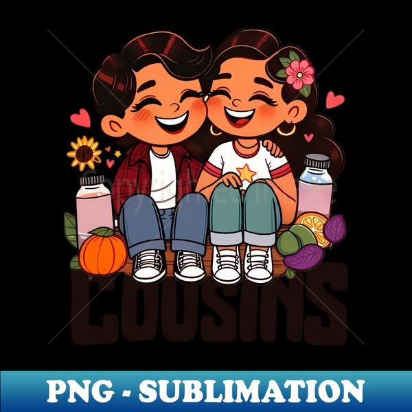 Christmas cousins - PNG Transparent Sublimation Design