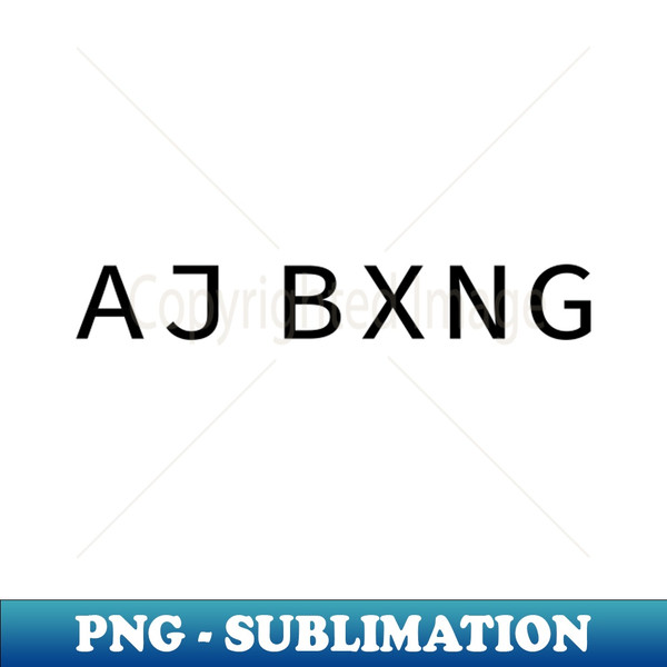 AJ BXNG Anthony Joshua - Premium Sublimation Digital Download