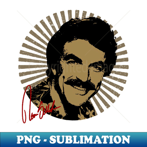 Vintage Tom selleck - Special Edition Sublimation PNG File