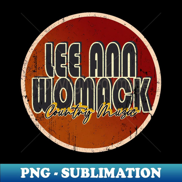 Art Drawing - Lee Ann Womack 10 Vintage - High-Resolution PNG Sublimation File