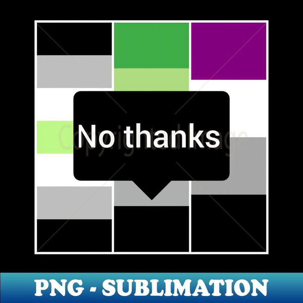 No thanks pride - Retro PNG Sublimation Digital Download