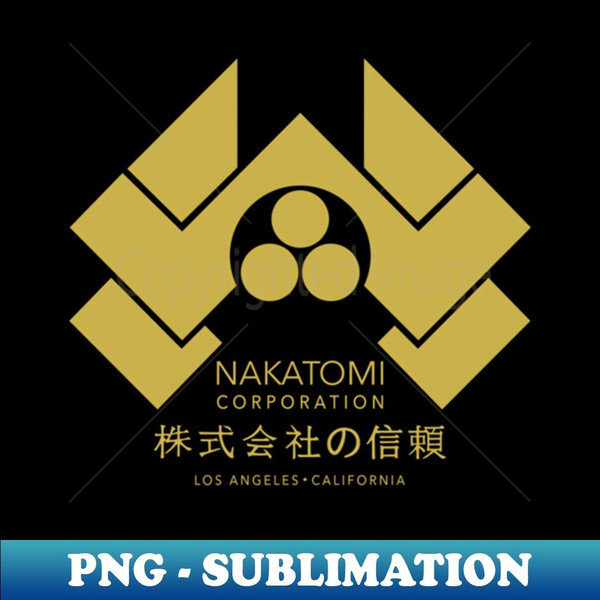 Nakatomi Corporation Gold Variant - Digital Sublimation Download File