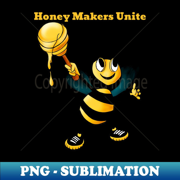 Honey Markers Unite Design - Artistic Sublimation Digital File - Enhance Your Apparel with Stunning Detail