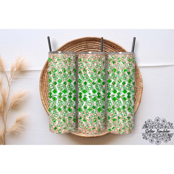 St Patricks 6, Tumbler 20 oz Wrap PNG, Skinny Tumbler Designs PNG.jpg