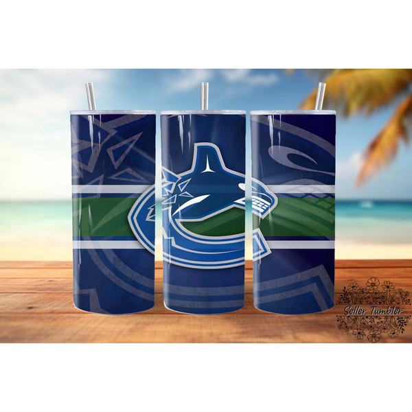 Vancouver Canucks Tumbler 20 oz Wrap PNG, NHL Tumbler Wraps, Football Tumbler Wrap PNG.jpg