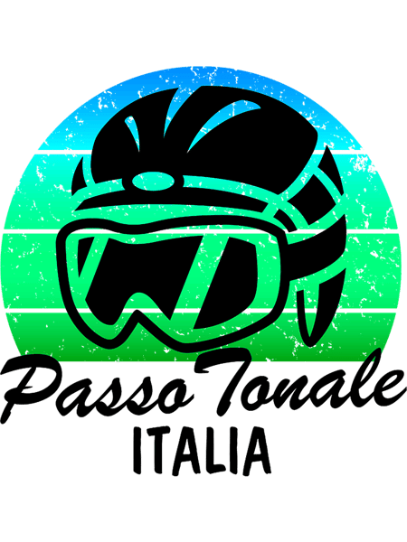 Passo Tonale ski resort, italia snowboarding, cool retro sunset ski helmet, ski gift   (1).png