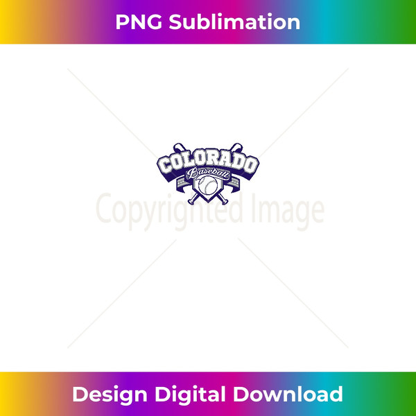 Colorado Baseball Home Plate & Bat Script Gameday Fan - Trendy Sublimation Digital Download