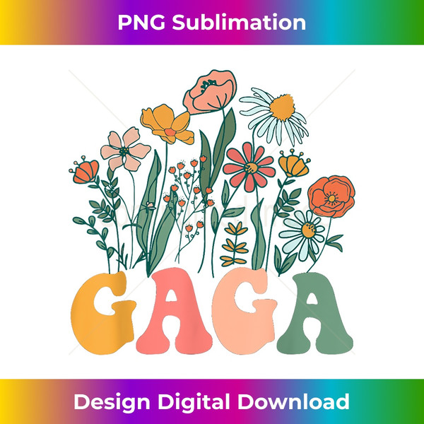 New GAGA Wildflower First Birthday & Baby Shower - High-Quality PNG Sublimation Download