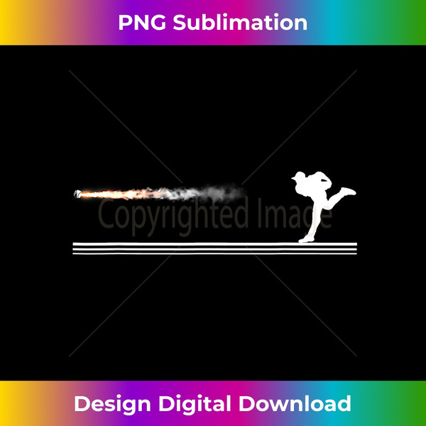 Baseball Pitcher - High-Velocity - Power Pitcher - PNG Transparent Sublimation Design