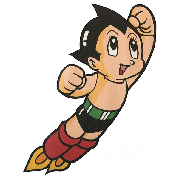 Vintage Astroboy Anime Robot Show Astro Boy Space Art Childhood Cartoon Manga.png