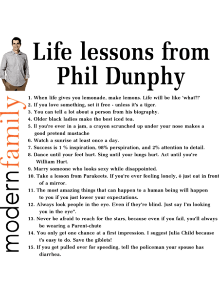 Life Lessons From Phil Dunphy Modern Family Films Sitcom Movie Cameron Tucker Alex Dunphy Gift Graph.png