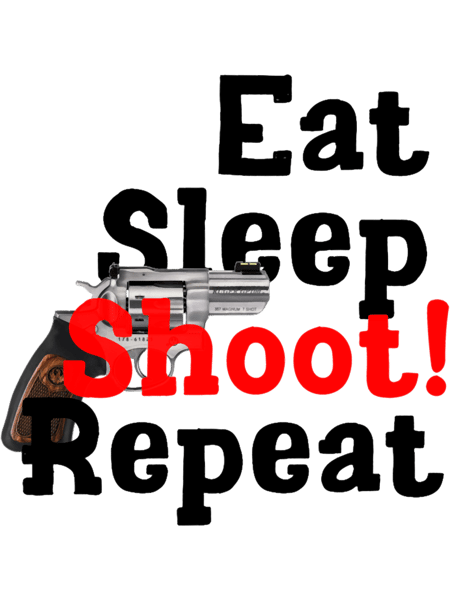 Eat Sleep Shoot Repeat - Right to Bear Arms - Protect the State and the Family V-Neck .png