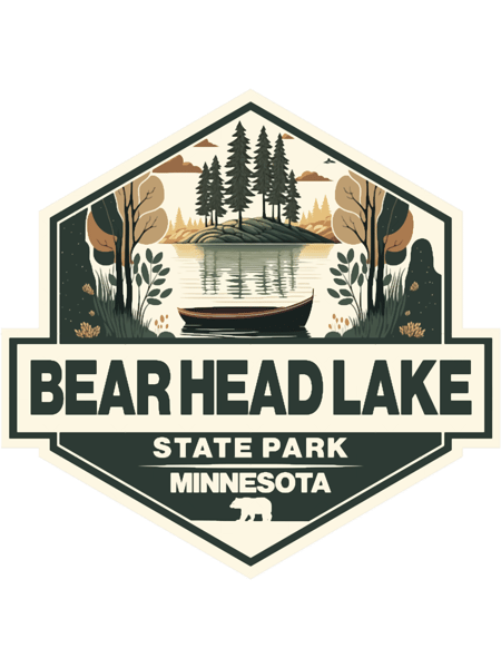 Bear Head Lake State Park Minnesota Travel Art Badge .png
